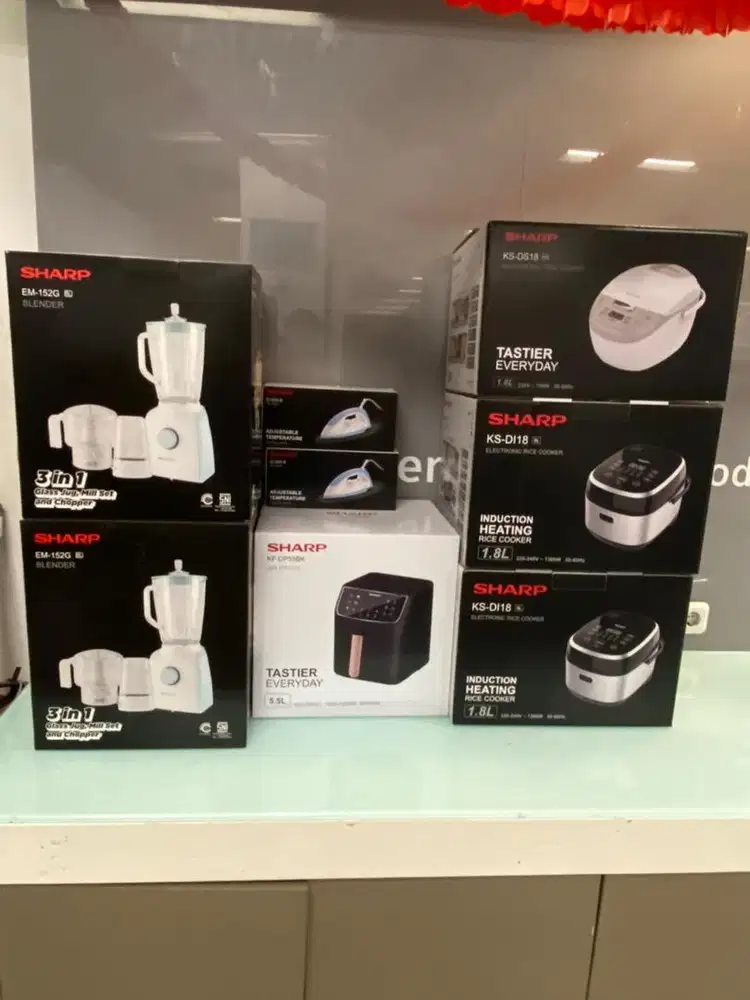 SHARP BLENDER AND RICE COOKER