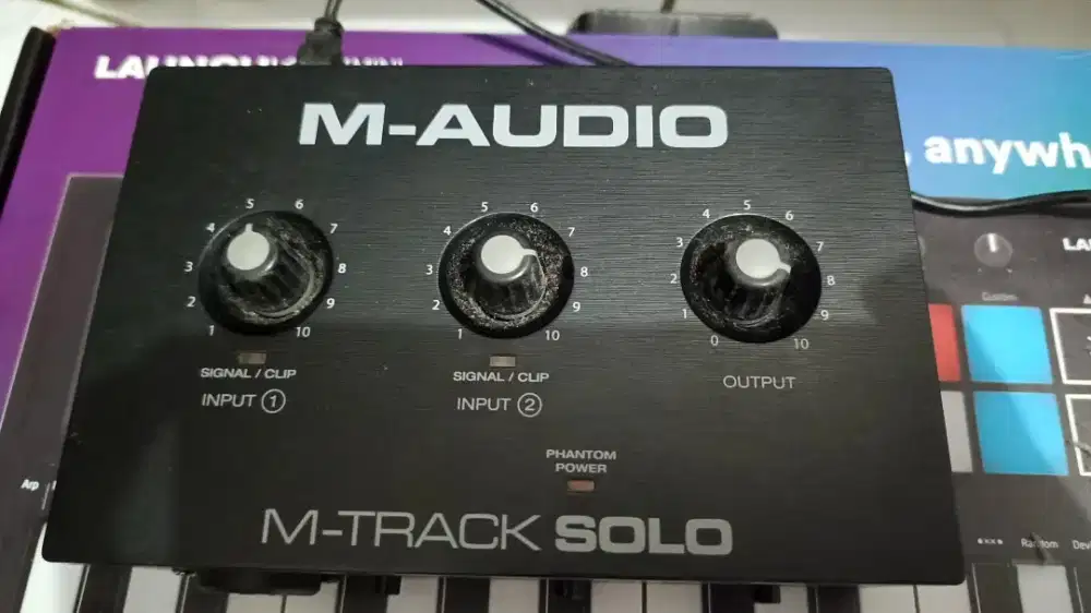 Soundcard M-Audio M-Track Solo original bekas