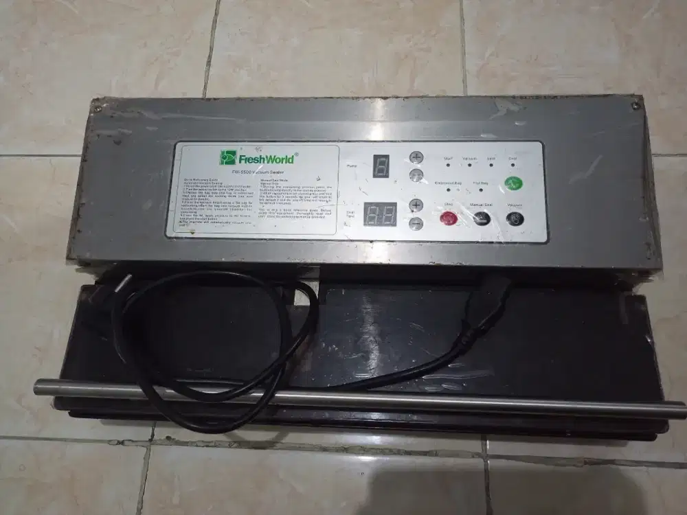 Dijual vacum Sealer fresh world 5500