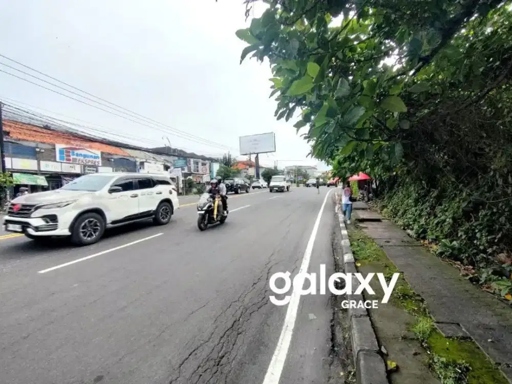 DISEWAKAN TANAH KOMERSIL STRATEGIS PINGGIR JALAN DI GATOT SUBROTO BARAT DENPASAR