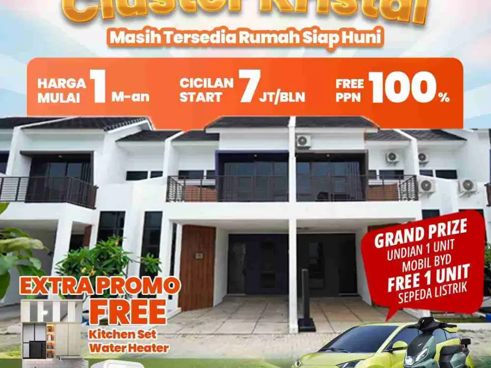 HANYA 10JT SUDAH RUMAH SIAP HUNI ARYANA KARAWACI