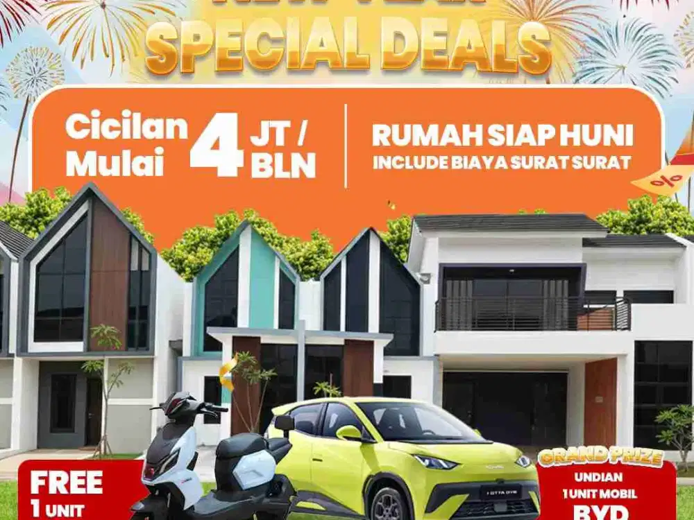 RUMAH SIAP HUNI hanya 5jt All in ARYANA KARAWACI DIKLAT PEMDA TANGERANG