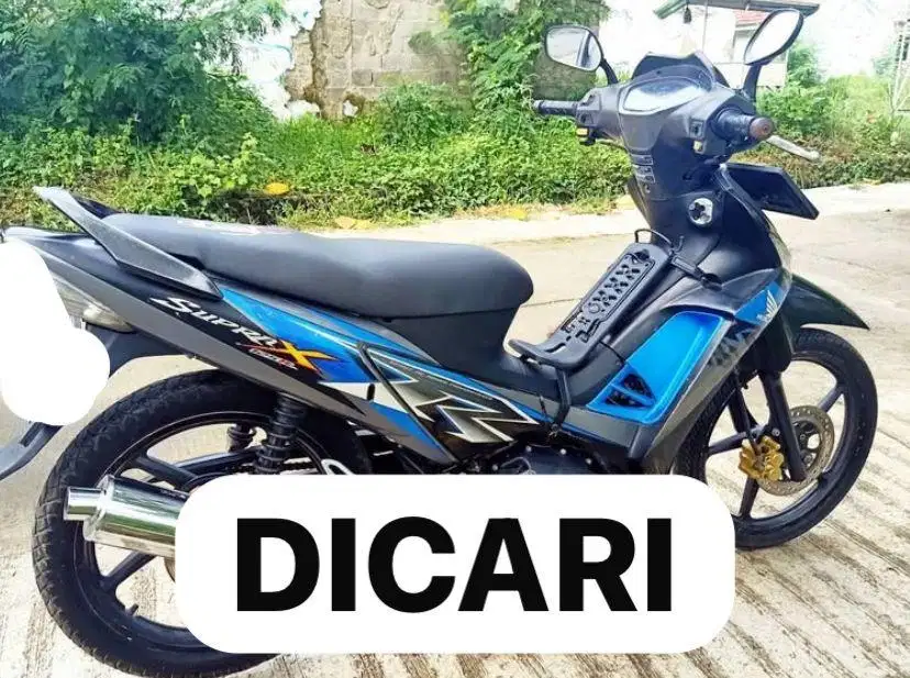 Di Cari Supra X 125 Double Disk DD Tahun 2008 Ke Atas Supra X 2010