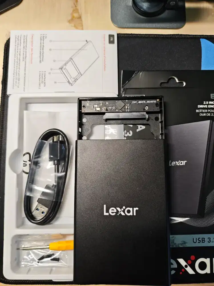 Lexar Enclosure E100 HDD eksternal case 2.5 USB 3.2