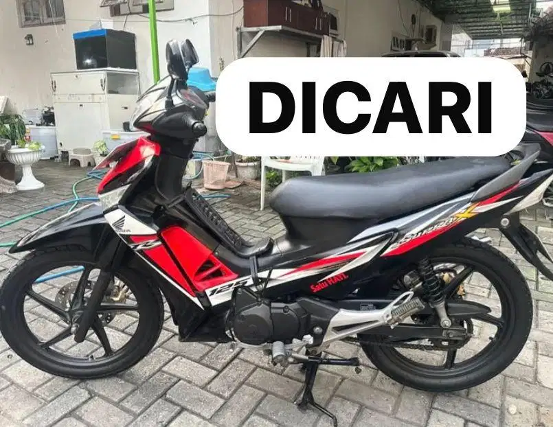 Di Cari Supra X 125 Double Disk DD Tahun 2013 Ke Bawah Supra X 2011