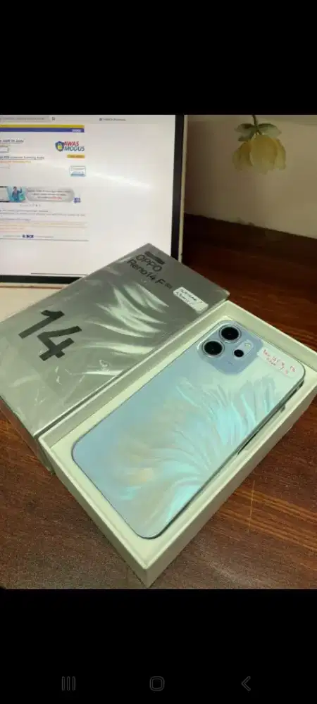 Oppo reno 14F 5G 12/512 mulus lengkap ori no minus cod itc cempaka mas