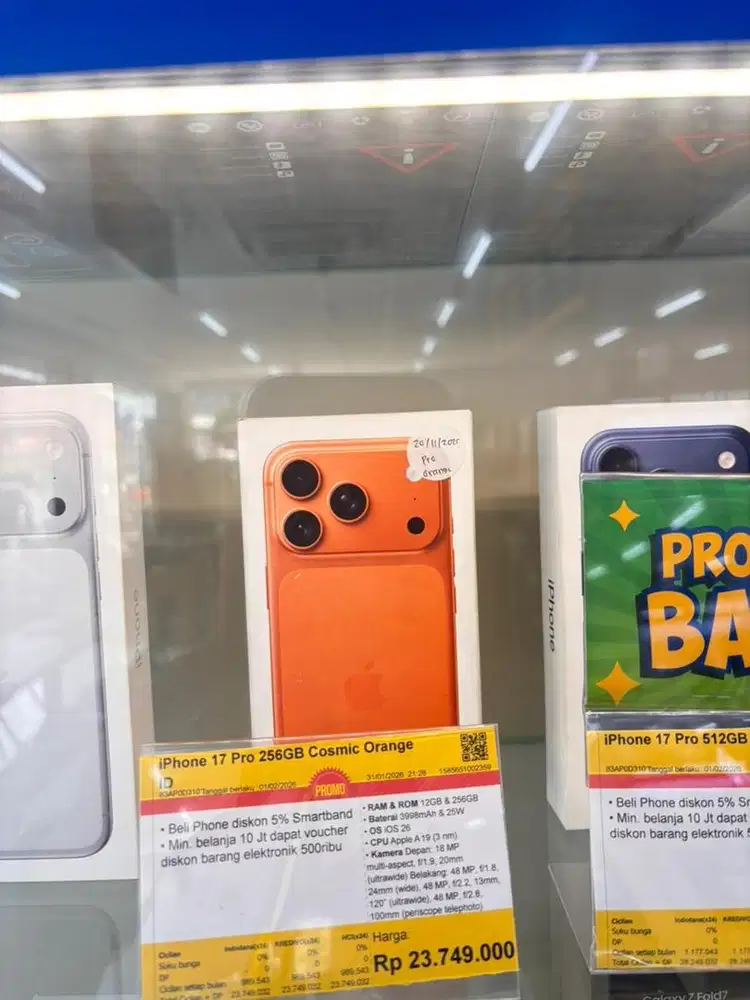 JUAL IPHONE 17 PRO 256GB ORANGE