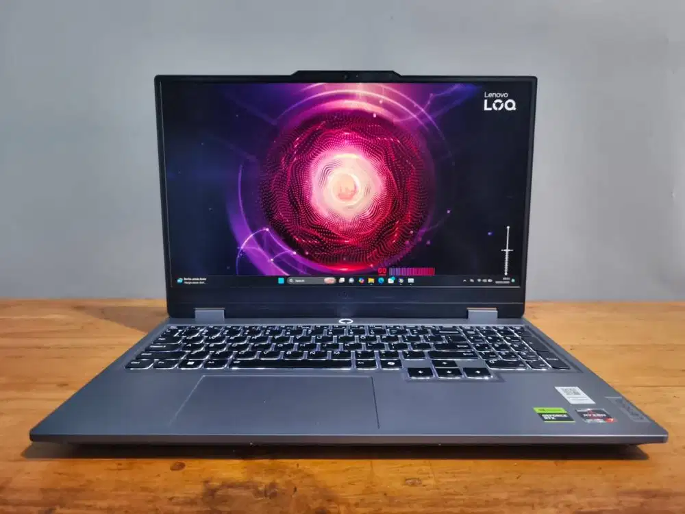 LOQ 15ARP9 Ryzen 7 7435HS 16/512GB RTX 4050 6GB FHD 144Hz Garansi 2027