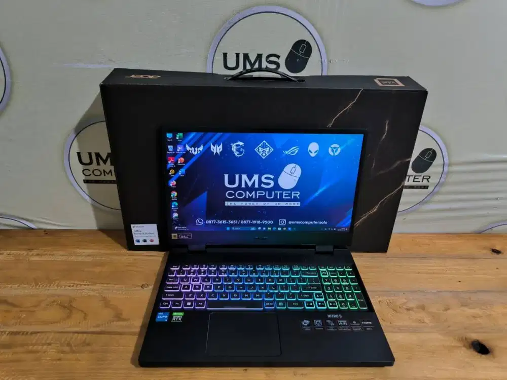 ACER NITRO AN515-58 INTEL CORE i5-12500H RAM 16GB SSD 512GB RTX 3050