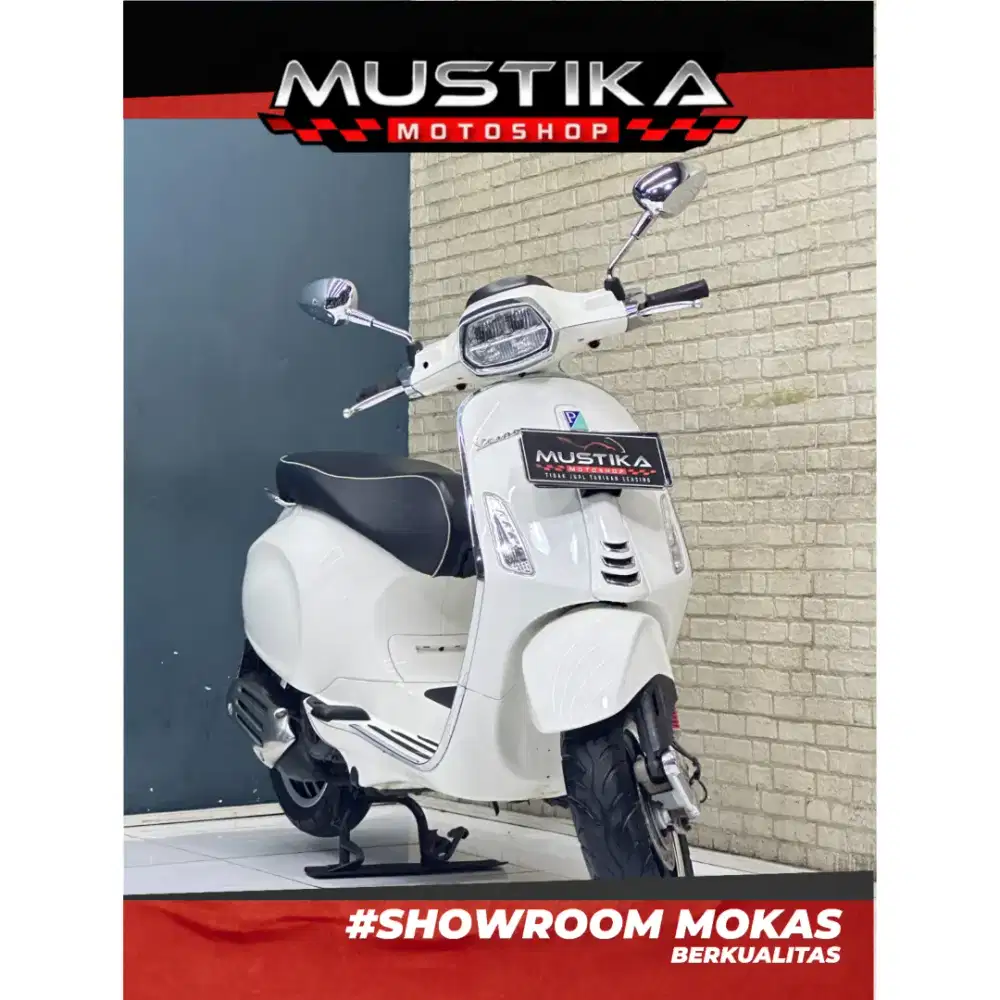 Perfect Condition!!Vespa Sprint ABS 2022 N Asli White Mulus-Mustika