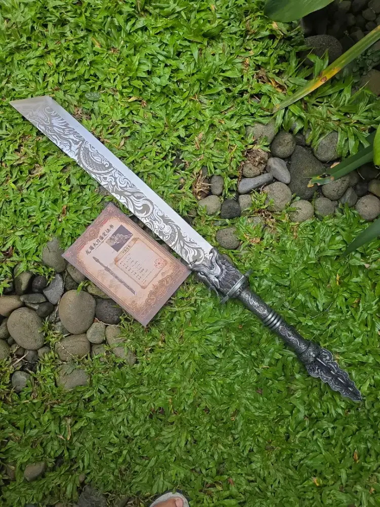 PEDANG GOLOK PENEBAS NAGA ZHAN LONG DAO MRSWORDMAN INDO