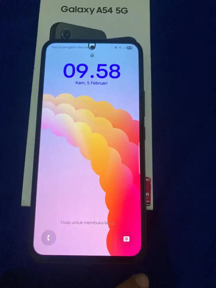 Dijual Samsung A54 kondisi mulus , lengkap. ,resmi