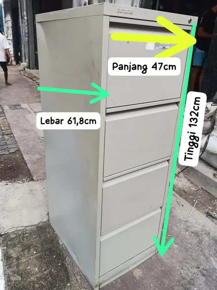 Jual Filling Cabinet besi 4 laci