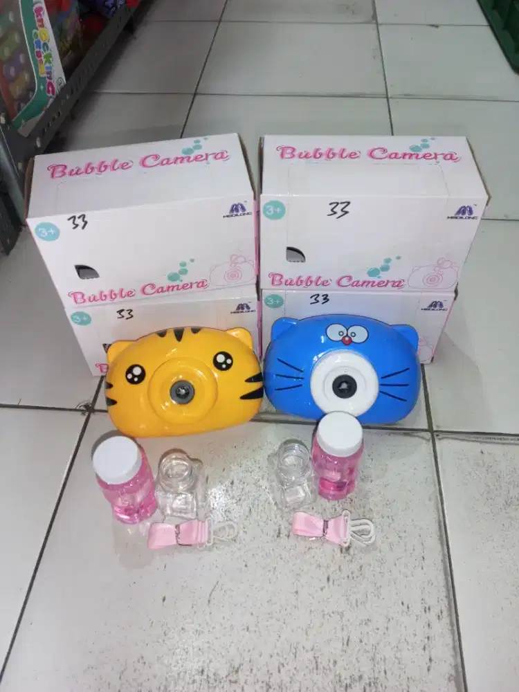 Mainan Anak Bubble Camera baterai