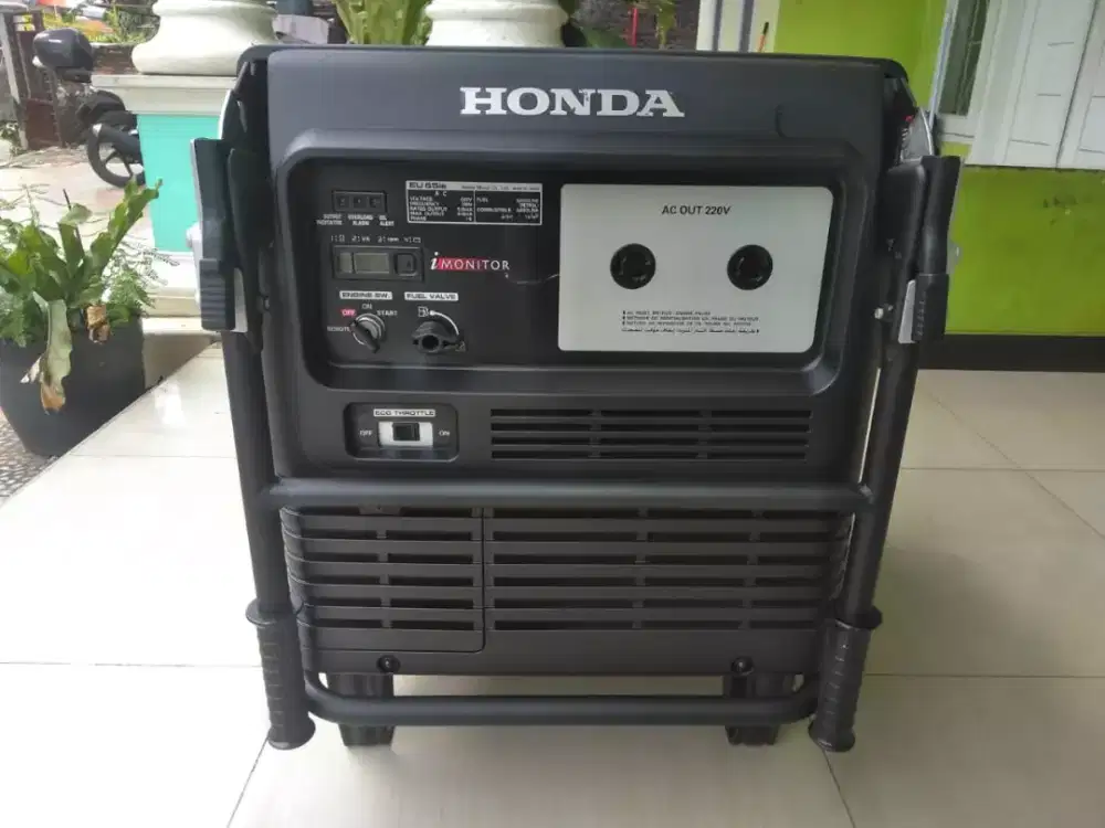 Genset Honda Inverter Silent EU65is 6,5Kva Normal Bisa COD