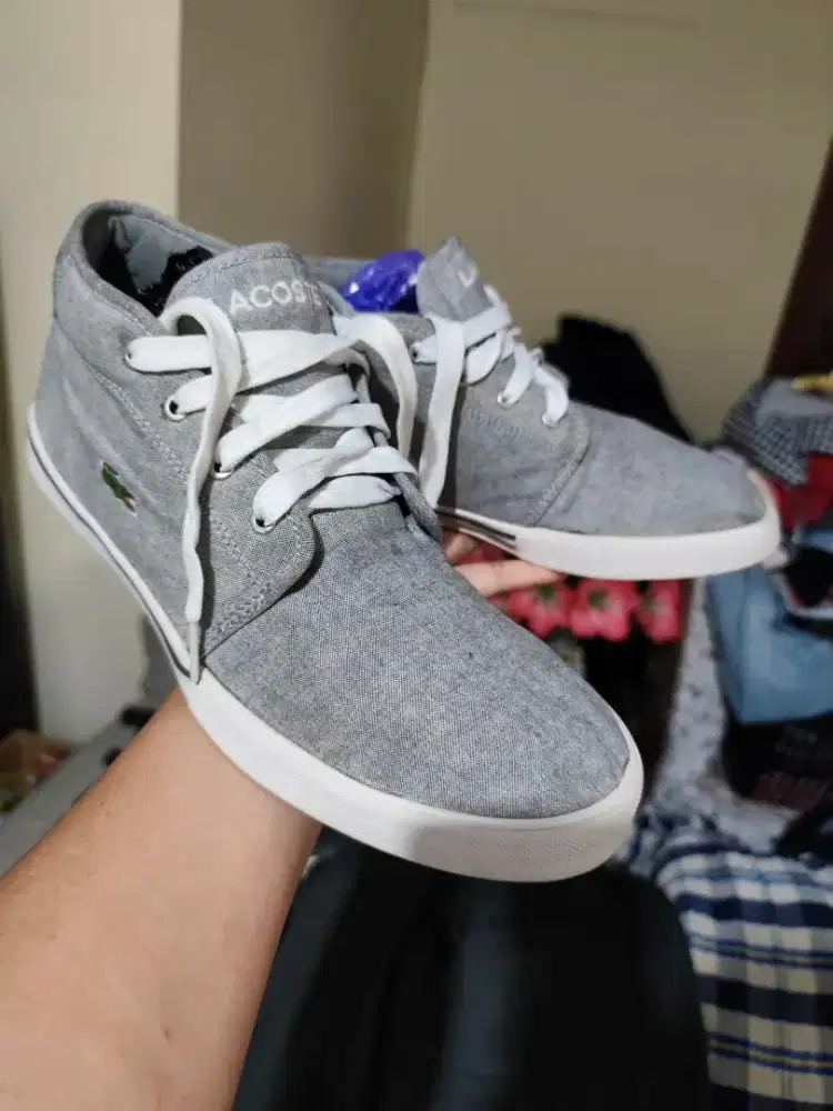 Thrift Preloved sepatu LAC0STE kasual santai