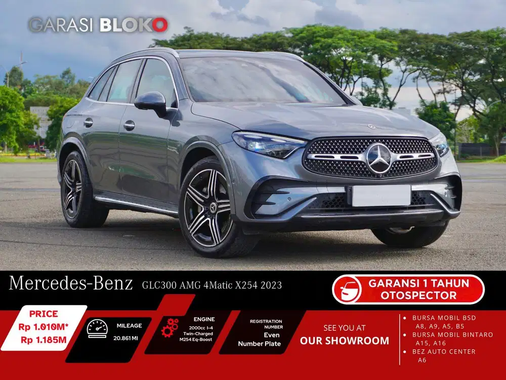(Warranty ON) Mercedes Benz GLC300 AMG 4Matic (X254) EQ-Boost 2023
