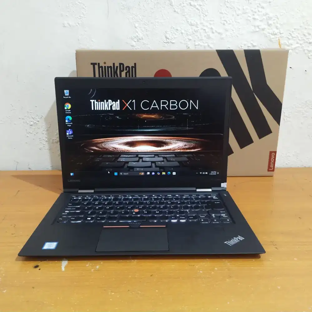 Lenovo X1 Carbon Core i5 Ultra Slim Ultra Ringan Laptop Premium
