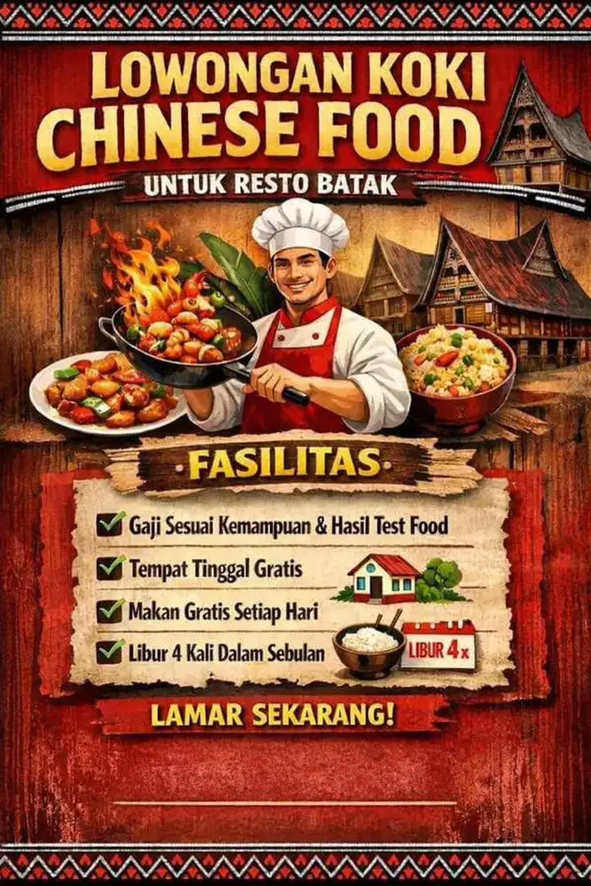 Mencari Chef chinesefood non halal