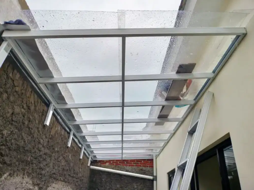 Kanopi kaca tempered / Canopy kaca tempered