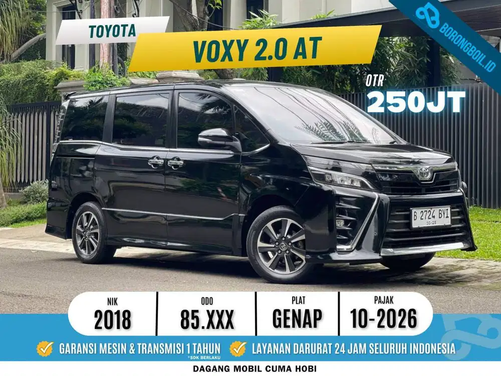 Toyota Voxy 2.0 AT 2018 Hitam