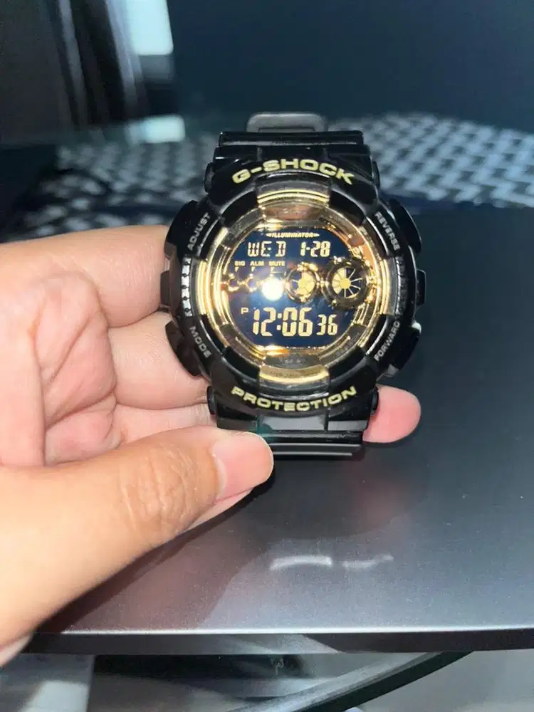 Jual Casio G-Shock GD-100GB (Black Gold)