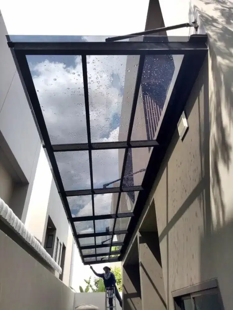 Kanopi kaca tempered / Canopy kaca tempered