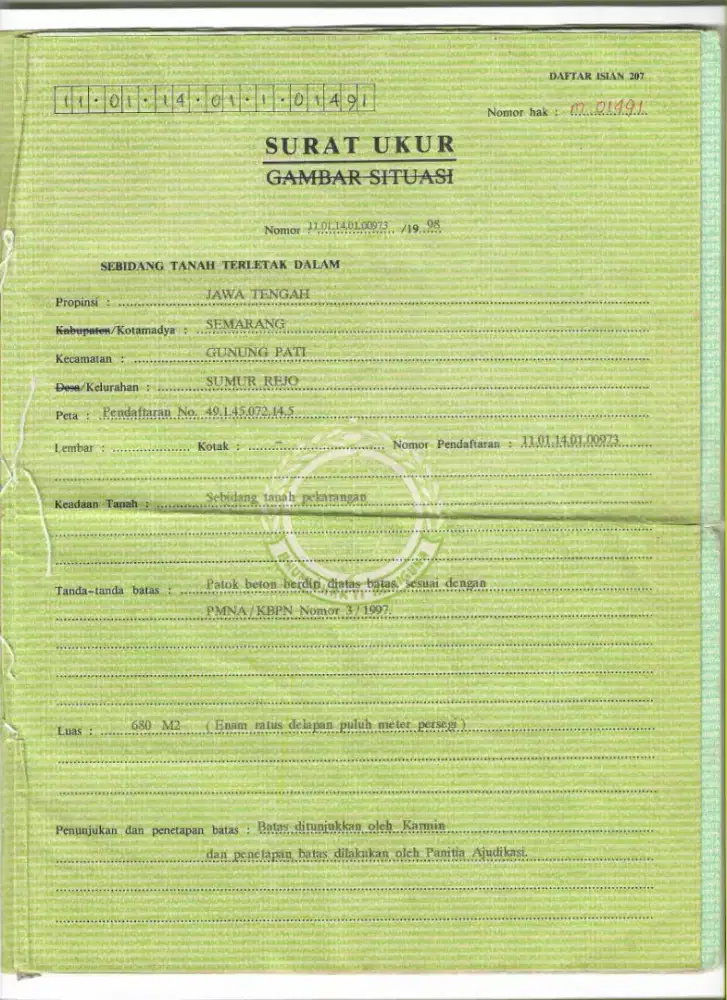 TANAH PEKARANGAN MURAH