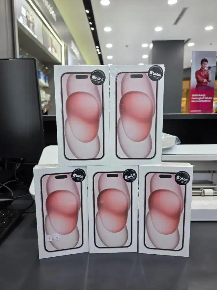 hanphone series iPhone 15 besic pink