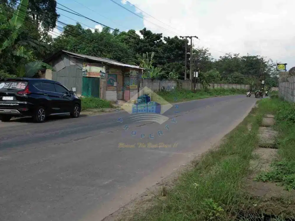 Jual tanah industri di jl raya Pasir barat Jambe Tangerang akses container