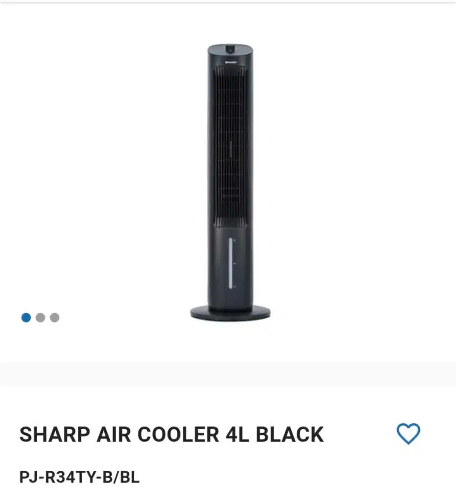 SHARP AIR COOLER 4L BLACK