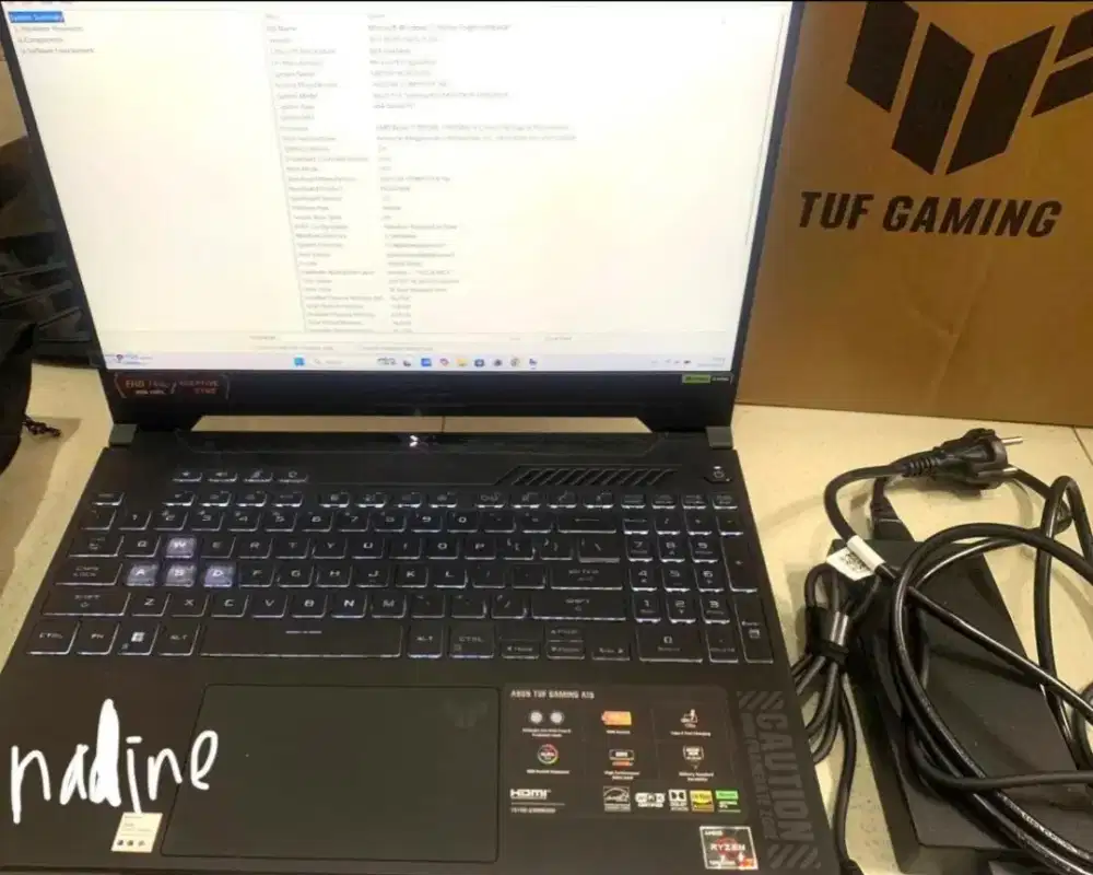 Asus TUF Gaming A15 FA507NUR (Mulus like new)