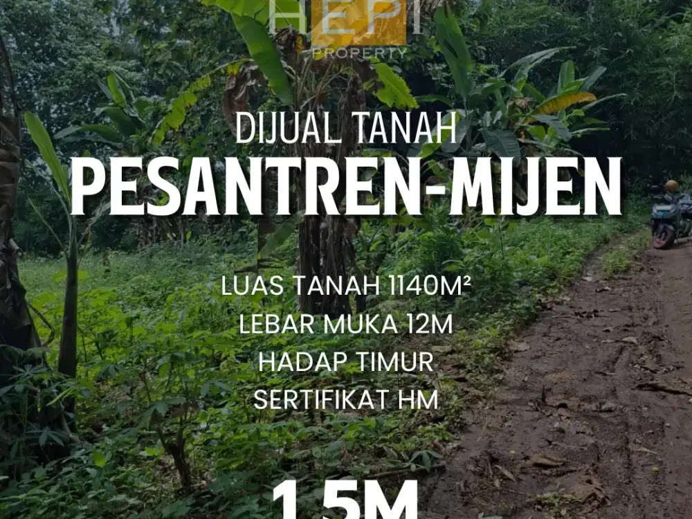 Dijual Tanah Kavling Siap Bangun di Pesantren Mijen Semarang