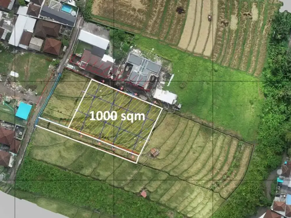 Leasehold - Strategic 10-Are Land for Private Home or Villa Development in Canggu, Bali