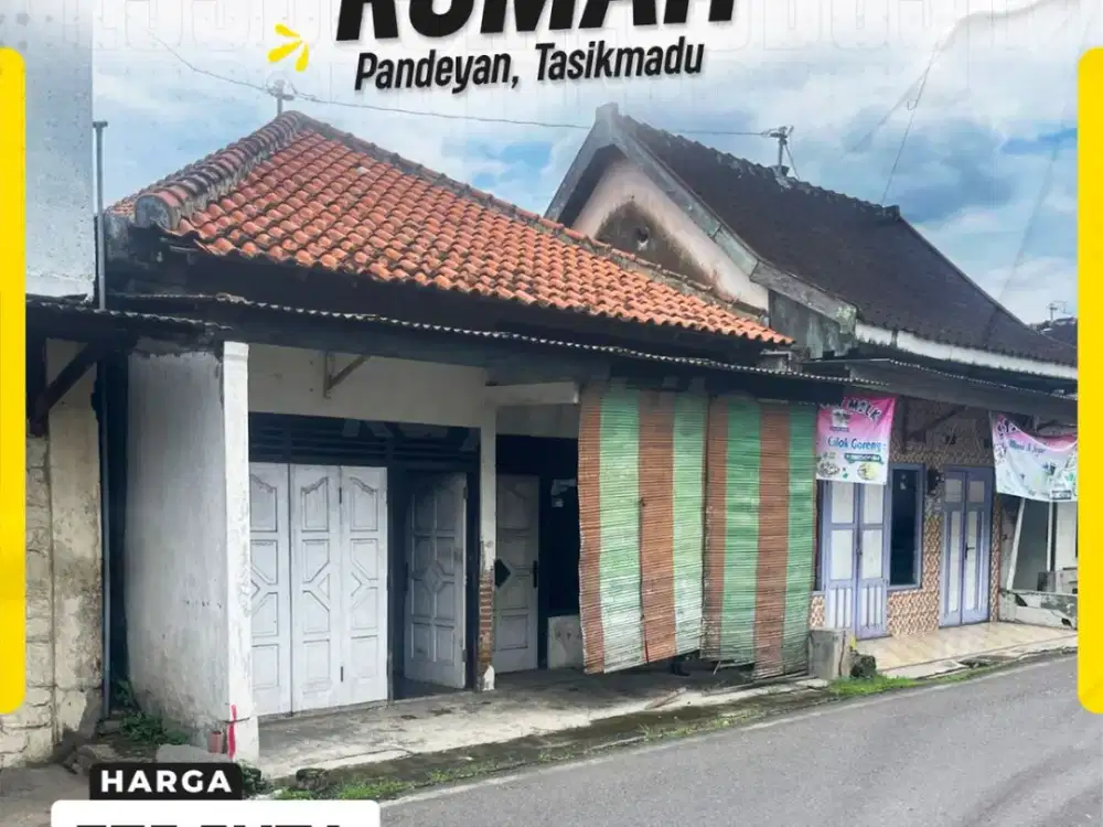 Dijual Rumah Sederhana Murah Full Bangunan di Pandeyan Tasikmadu