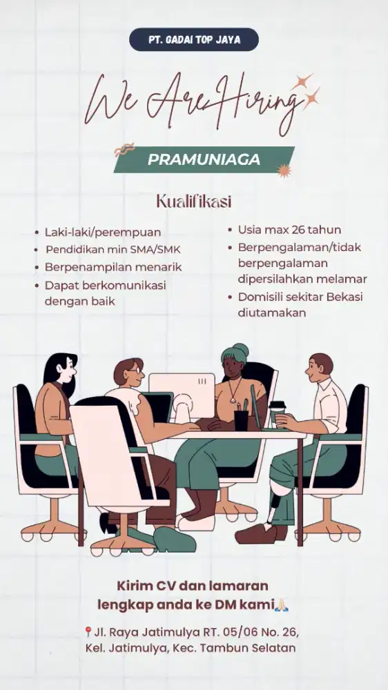 Pramuniaga GADAI TOP