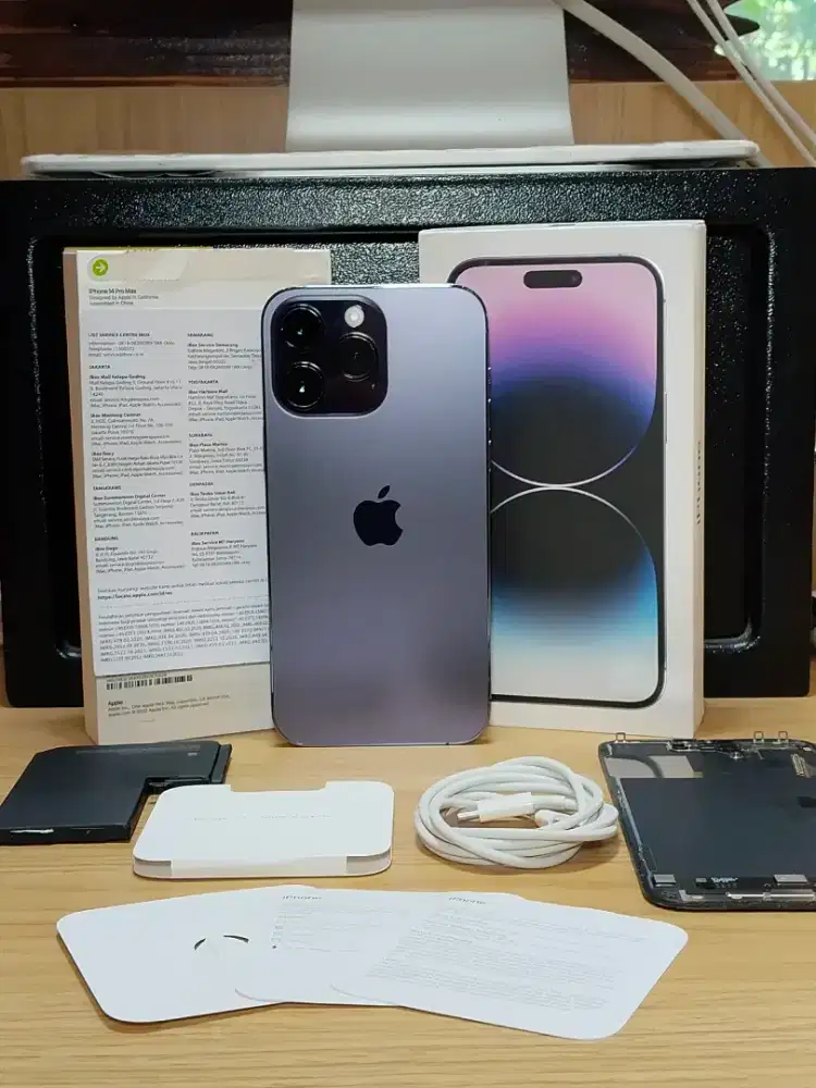 iPhone 14 Pro Max 128GB DeepPurple iBox RESMI INDONESIA