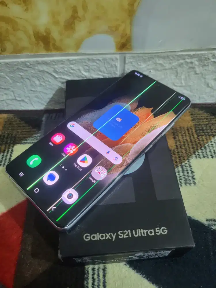 Jual cepat samsung s21 ultra 16/512 Resmi fullset