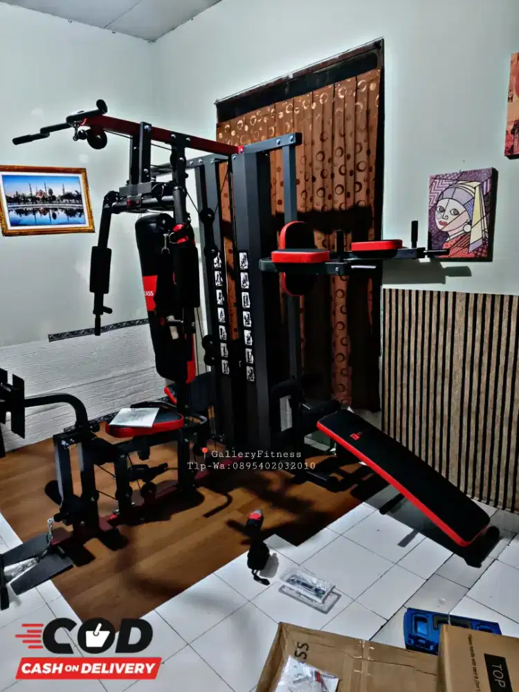 Home gym 3 sisi+ samsak leg pres sit up