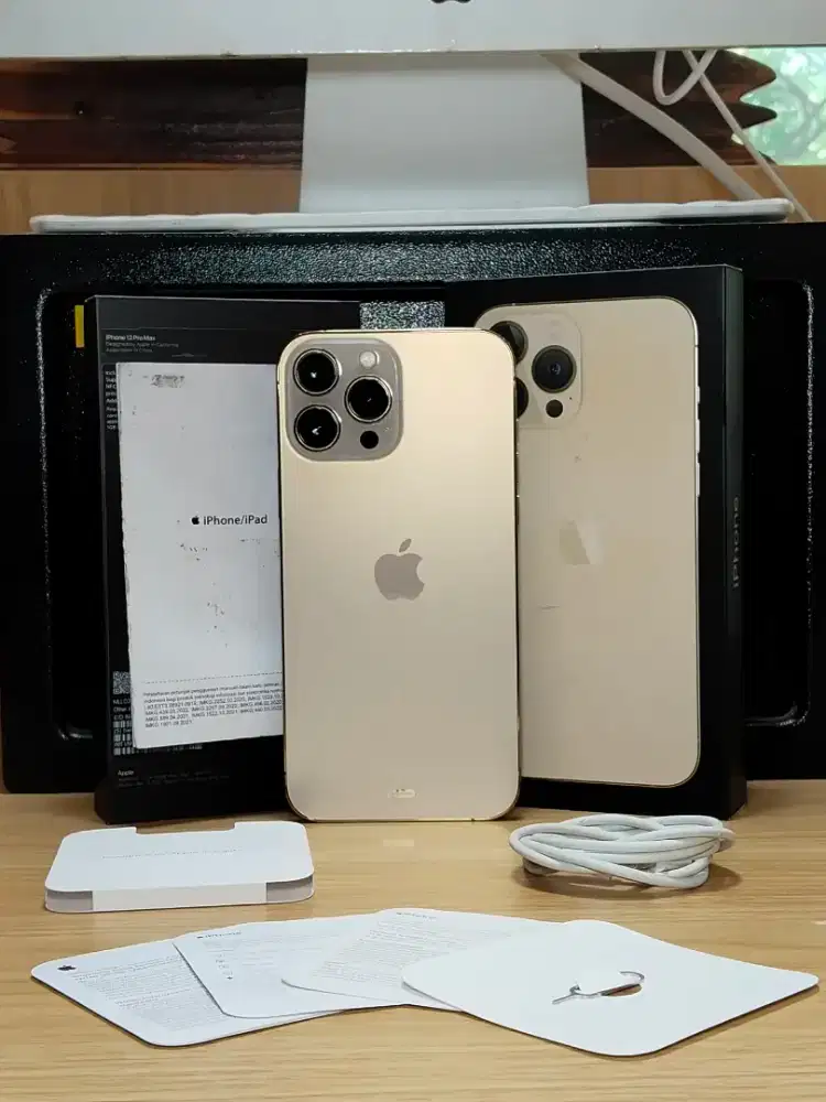 iPhone 13 Pro Max 256GB Gold iBox RESMI INDONESIA