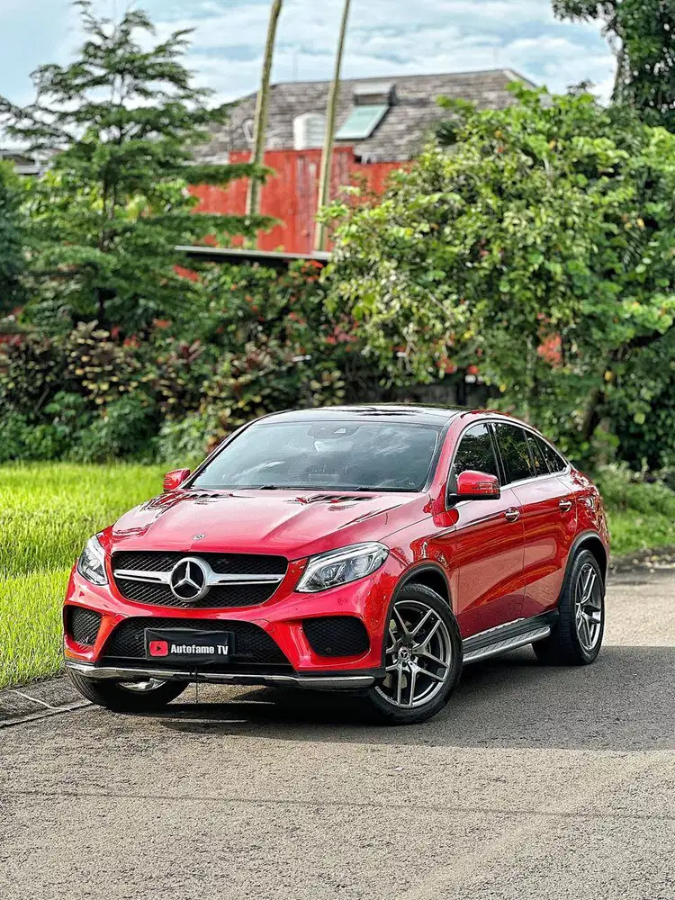 Mercedes Benz GLE400 Coupe AMG NIK 2019 Red On Black Full Spec Tgn 1 D