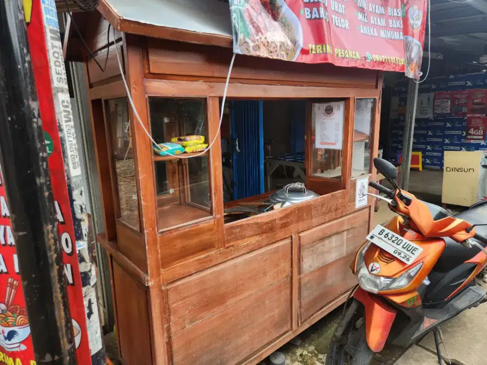 Gerobak bakso dan mie ayam