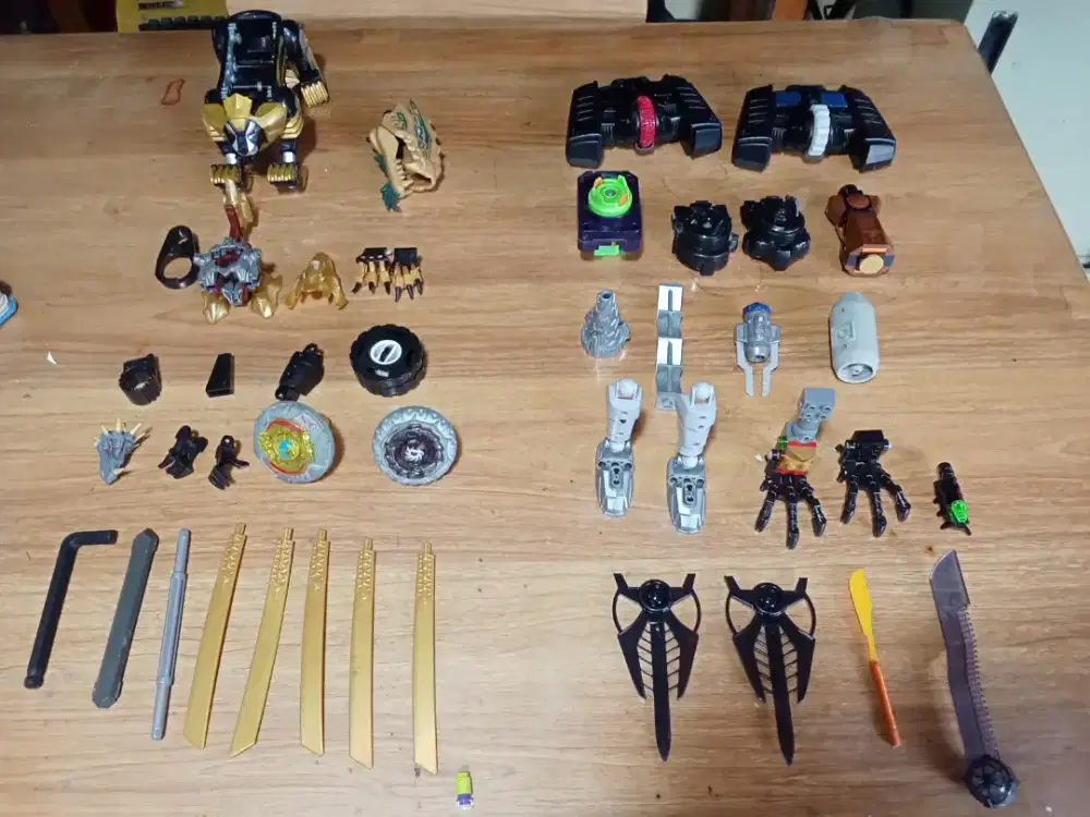 Borongan Part Action Figure Power Rangers Mega DX, COD Cijantung Dsk