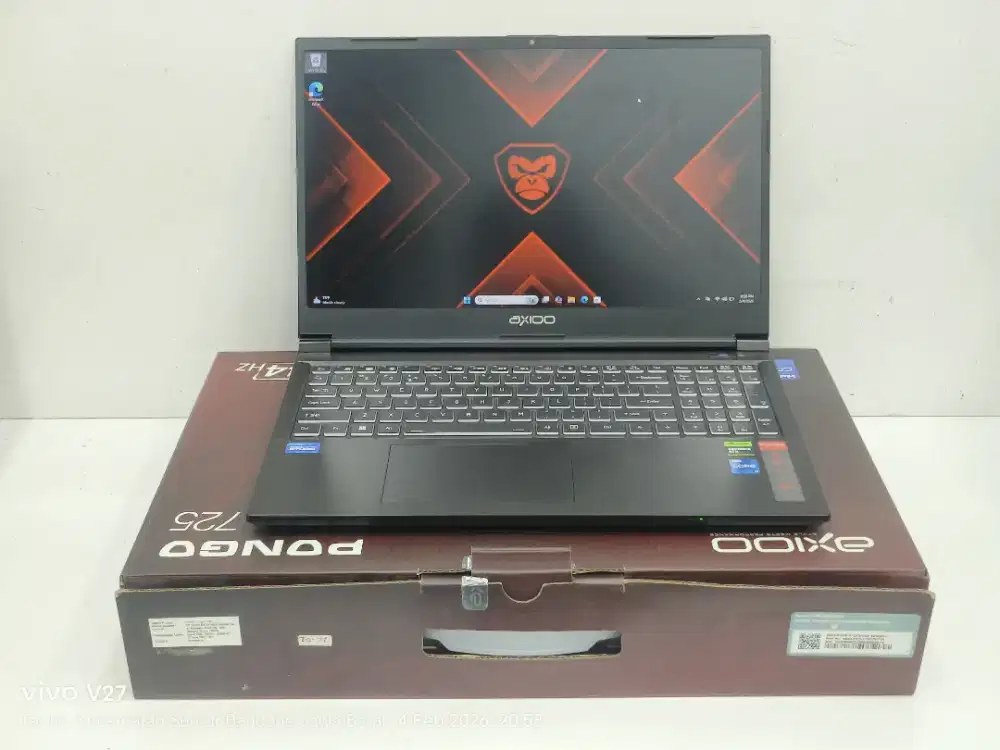 Jual Axioo Pongo 725 Core i7 Gen 12 RTX 2050 RAM16/ SSD 512GB