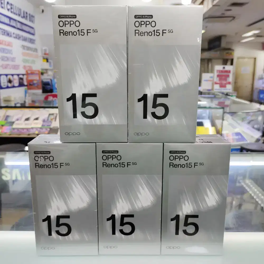 Oppo Reno 15F 5G ram 12gb+12gb/256gb baru garansi resmi harga Promo