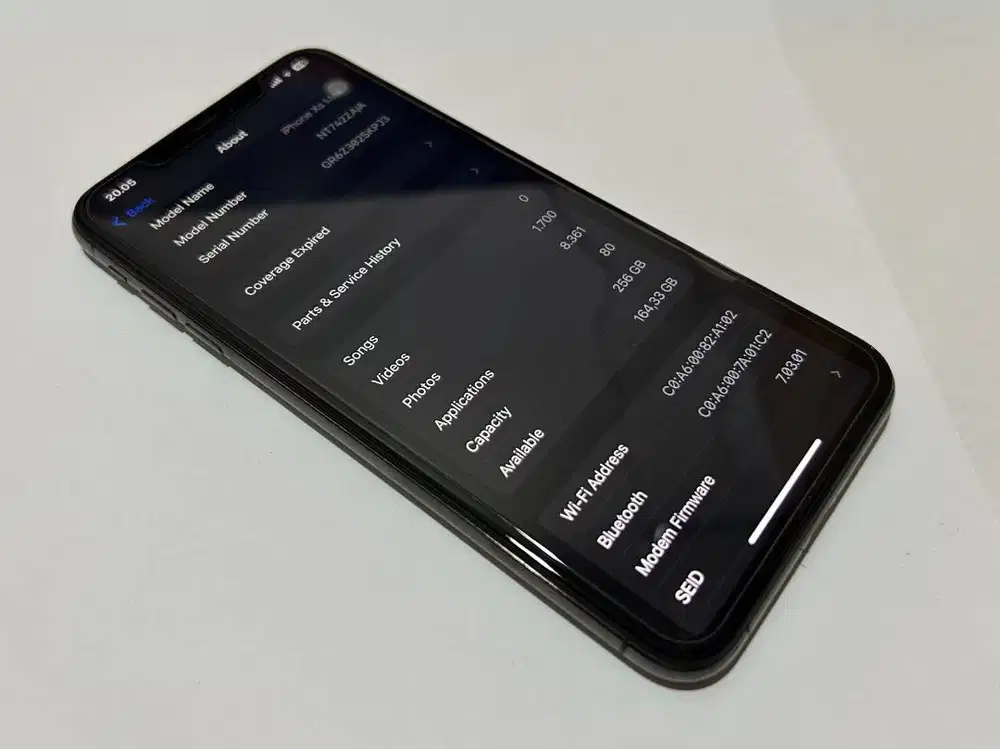 XS MAX 256GB Dual Sim Fisik Mulus