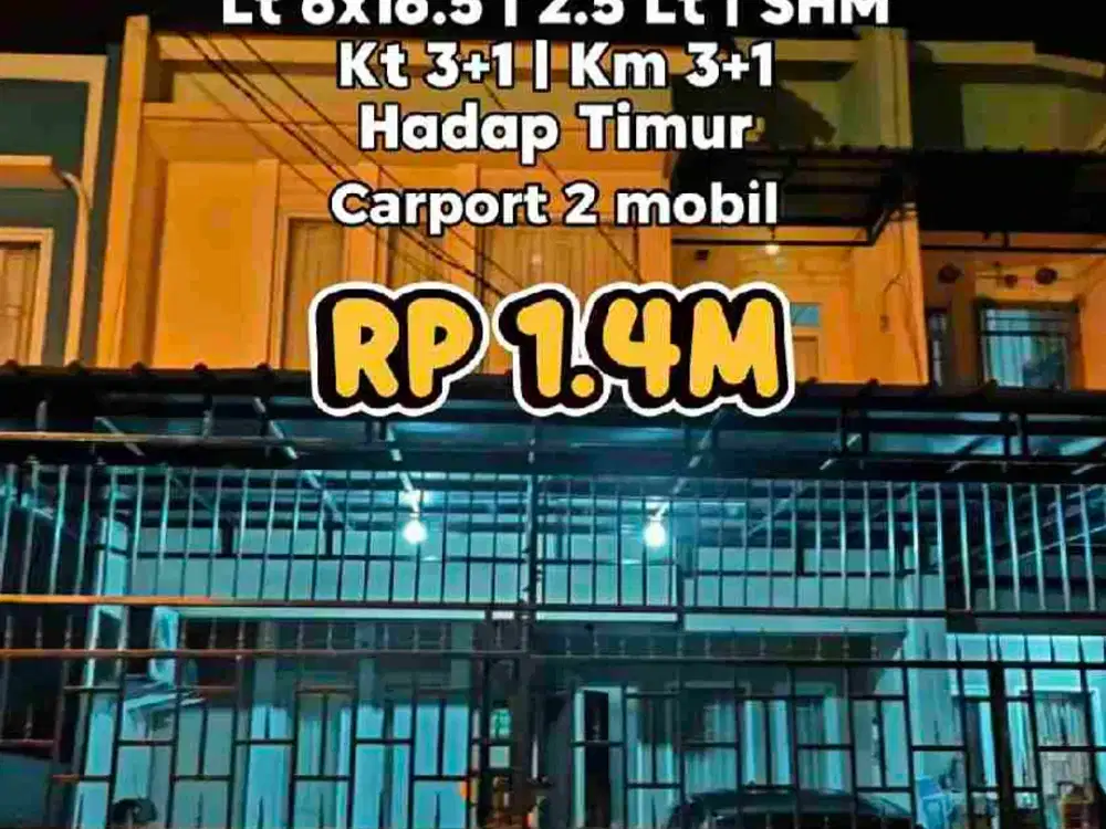 Wilson Rumah siap huni Kt 3+1 di taman jaya poris