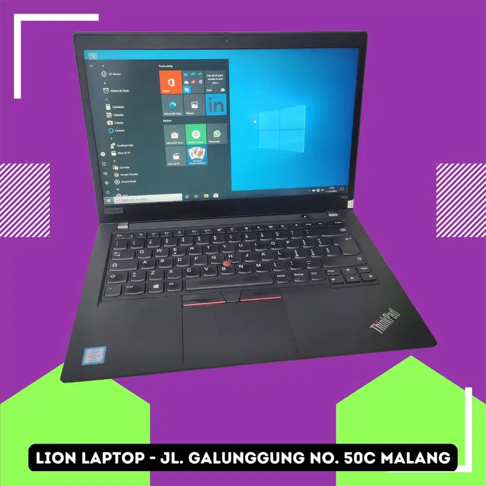 RAM 16GB i5 Gen 8 SSD 256GB Lenovo Thinkpad T490 [05|02]