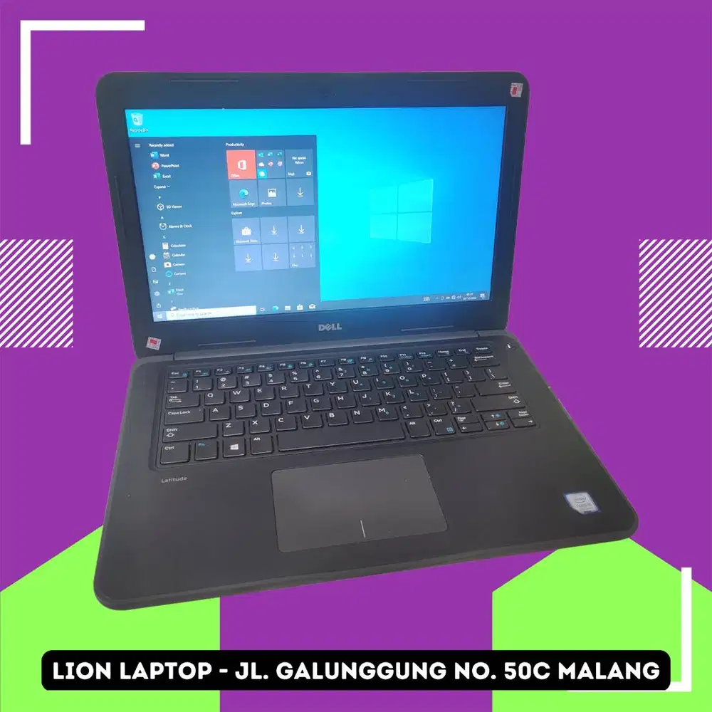 Core i5 Gen 7 Murah Mulus RAM 8GB SSD 256GB Dell Latitude 3380 [05|02]