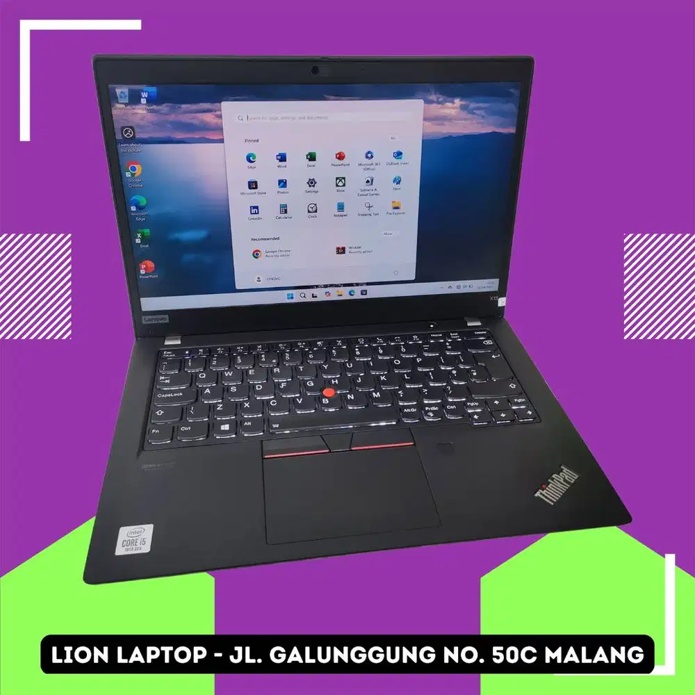 Core i5 Gen 10 slim mulus RAM 8GB SSD 256 Lenovo Thinkpad X13 [05|02]